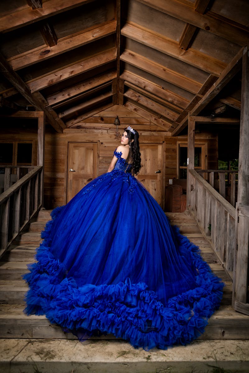 Vestido Azul Real de Tul